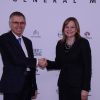 Carlos Tavares, chairman of the Managing Board of PSA, and Mary Barra, General Motors CEO