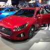 2018 Hyundai Sonata sedan car reveal at 2017 New York International Auto Show model redesign presentation new
