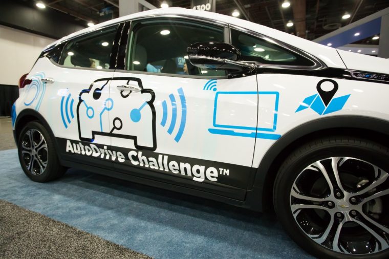 AutoDrive Challenge teams will use a Chevy Bolt EV as their platform vehicle