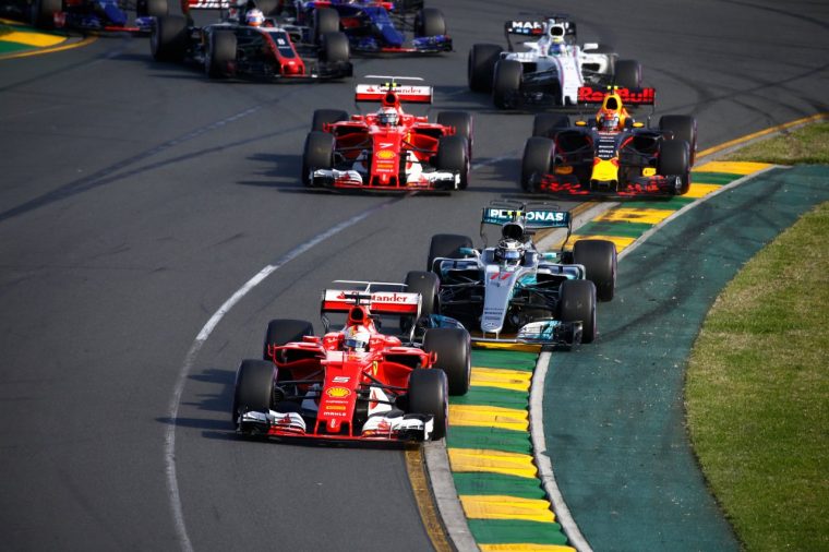 F1 Cars at the 2017 Australian Grand Prix
