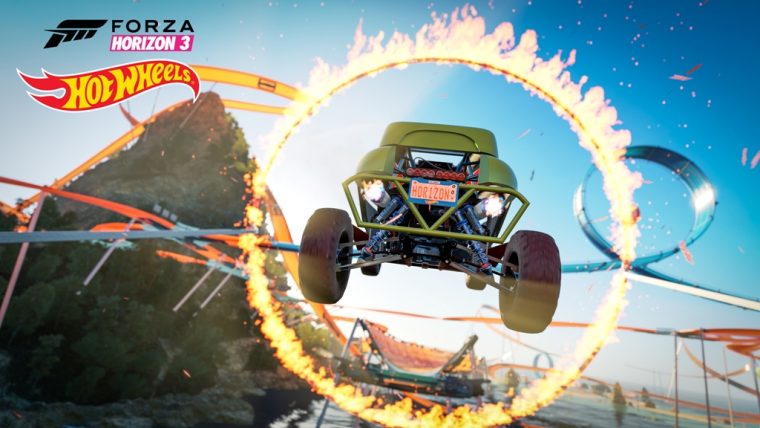 Hot Wheels Forza Horizon 3 Expansion Pack footage Xbox video game car racing download preview
