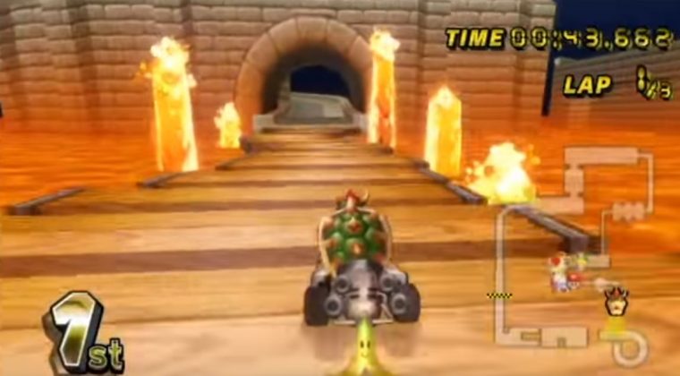 Mario Kart Wii - N64 Bowser's Castle