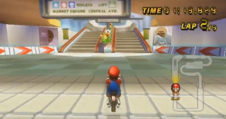 Mario Kart Wii - Coconut Mall