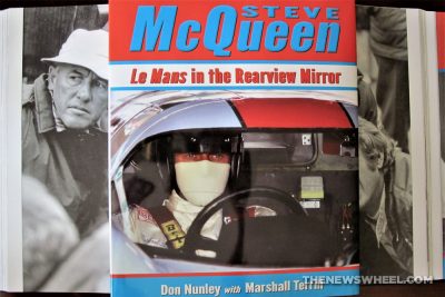 Steve McQueen Le Mans in the Rearview Mirror Book Reivew Dalton Watson Nunley Terrill cover