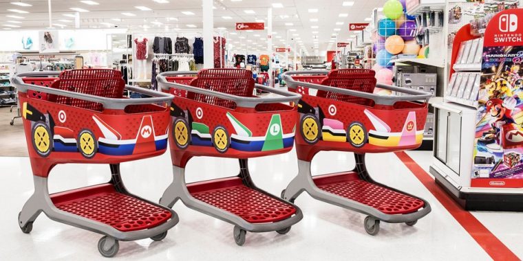 mario kart 8 deluxe target carts