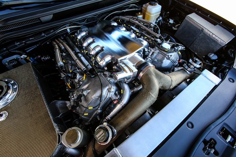 2017 Toyota Land Cruiser engine bay