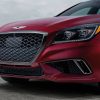 2018 Genesis G80 Sport turbocharged V6 engine details exterior