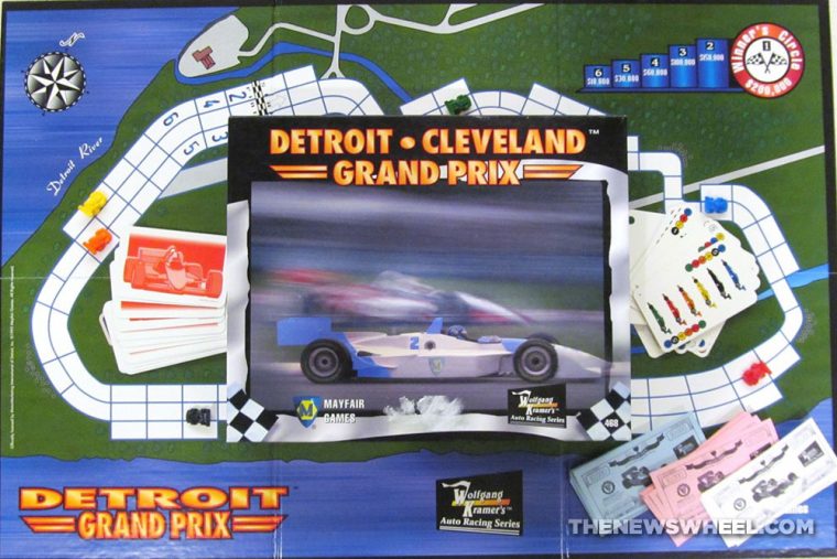 Cleveland Detroit Grand Prix Racing Board Game Review Mayfair Games car motorsports