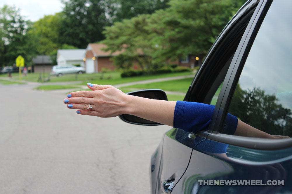 hand signals for driving test california