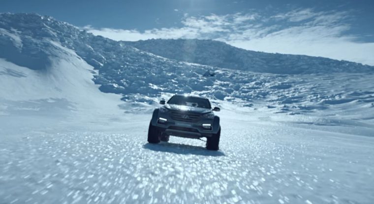 Hyundai Santa Fe Antarctica Patrick Bergel Shakleton journey snow driving