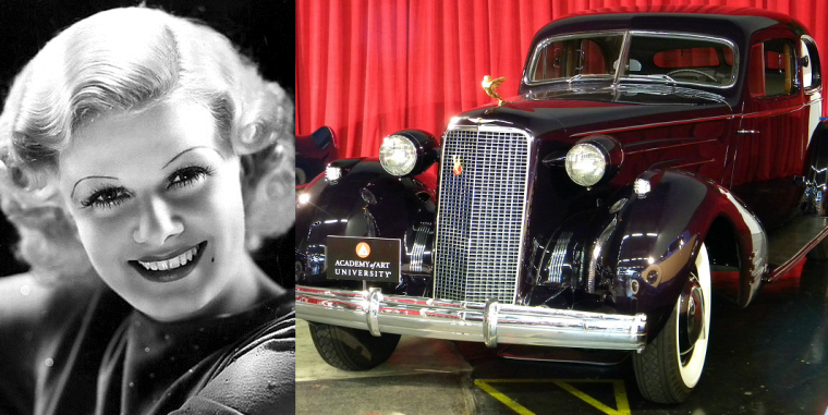 Jean-Harlow-1934-Cadillac-V16-black