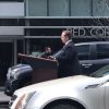 Melissa McCarthy as Sean Spicer driving a podiummobile around Manhattan