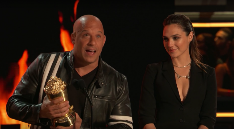 Vin Diesel Gal Gadot MTV Generation Award The Fast and the Furious