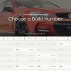 2017 Holden Commodore build number selection