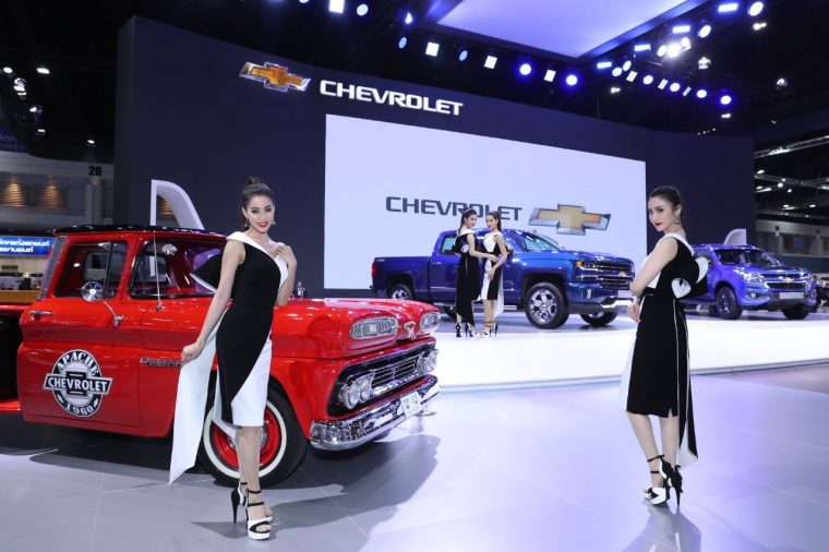 Chevrolet Bangkok International Motor Show booth