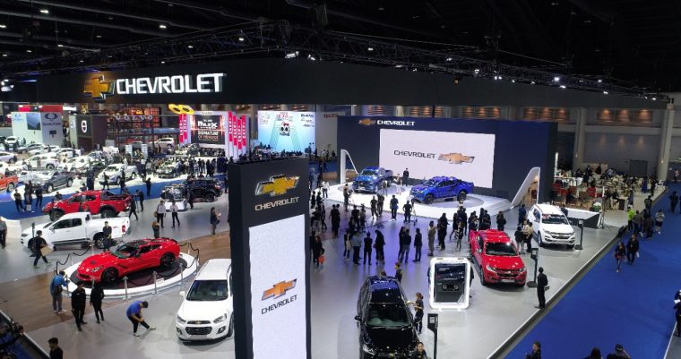 Chevrolet Bangkok International Motor Show booth