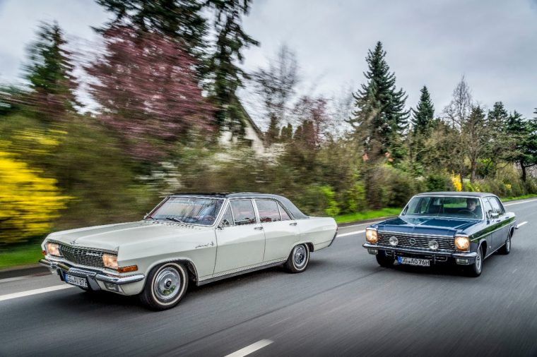 1966 Opel Admiral A V8 and 1976 Opel Diplomat B V8 extended wheelbase