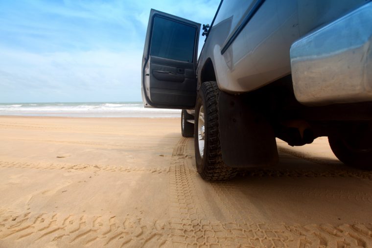 Car on Beach