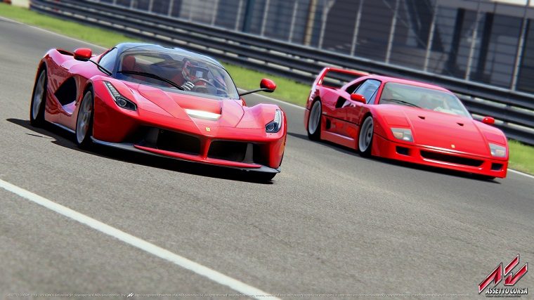 LaFerrari and Ferrari F40 in Assetto Corsa