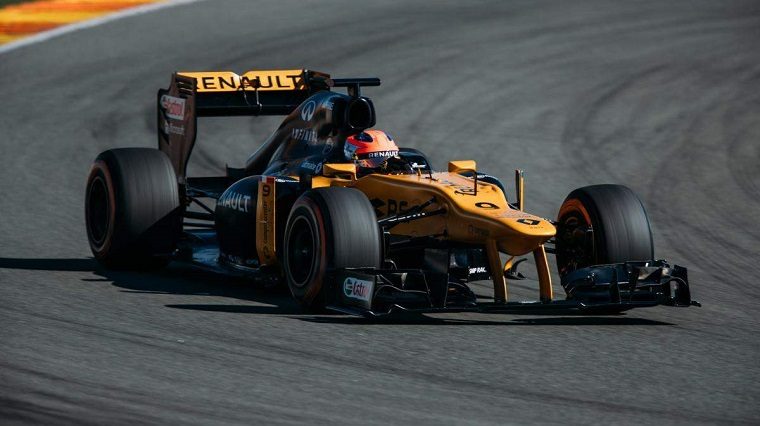 Robert Kubica in the 2012 Lotus F1