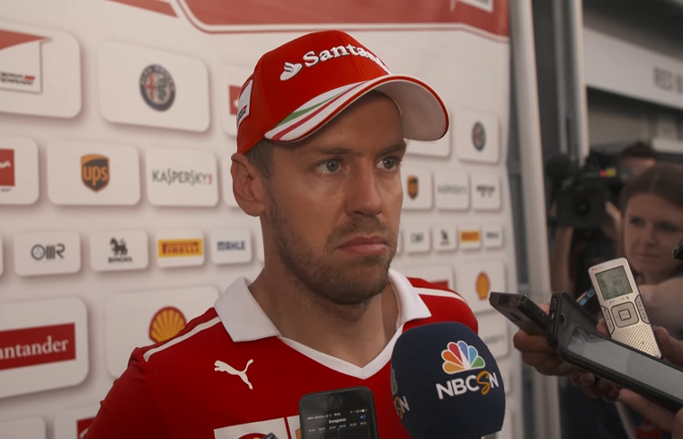 Sebastian Vettel Perplexed