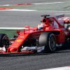 Vettel driving the 2017 Ferrari F1 car