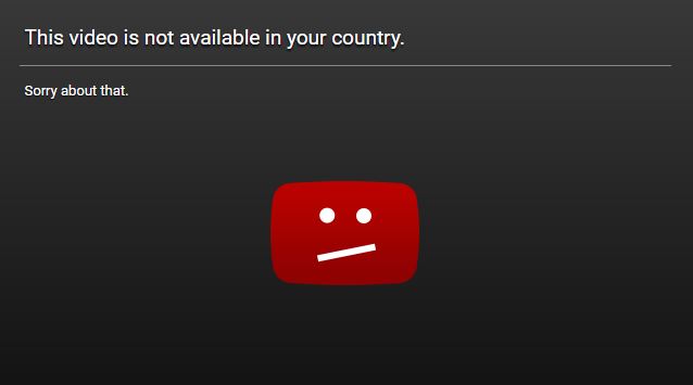 This Video is Not Available in Your Country