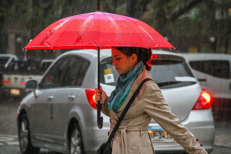 Woman with Umbrella