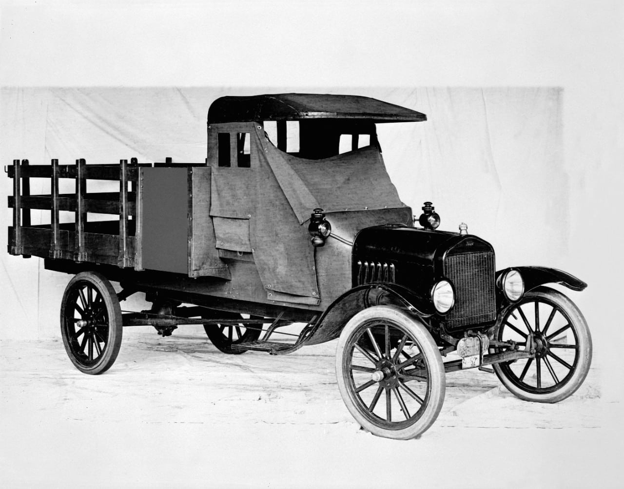 1918 Ford Model TT with stake bed