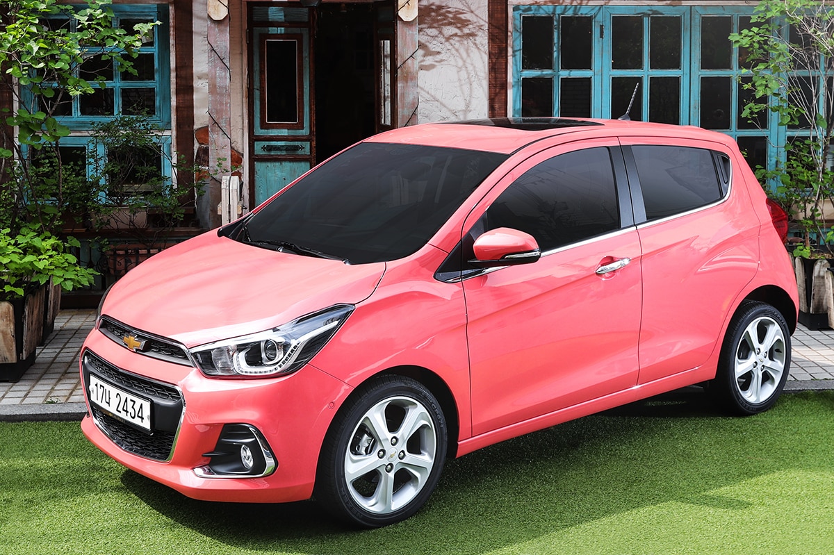 Holy Crap Check Out The Coral Pink Paint On Korea s 2018 Chevy Spark 