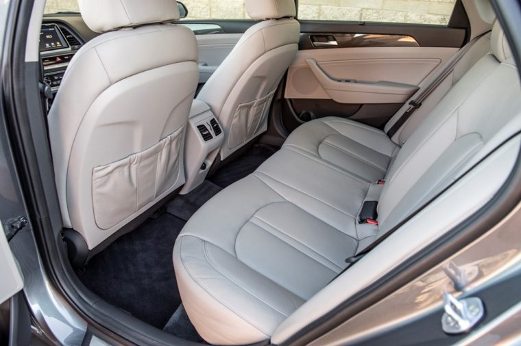 2018 Hyundai Sonata Sedan model overview car specs information back seat