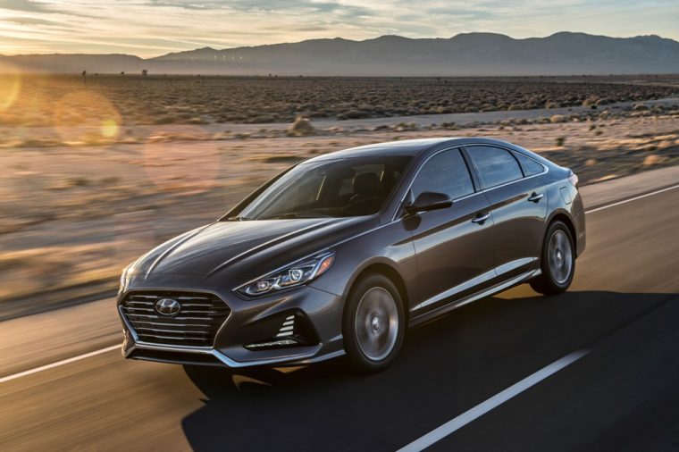 2018 Hyundai Sonata Sedan model overview car specs information side profile