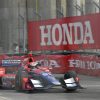 Alexander Rossi led the way for Honda Sunday at the Honda Indy Toronto, finishing second in the Verizon IndyCar Series race on the Exhibition Place temporary street circuit.