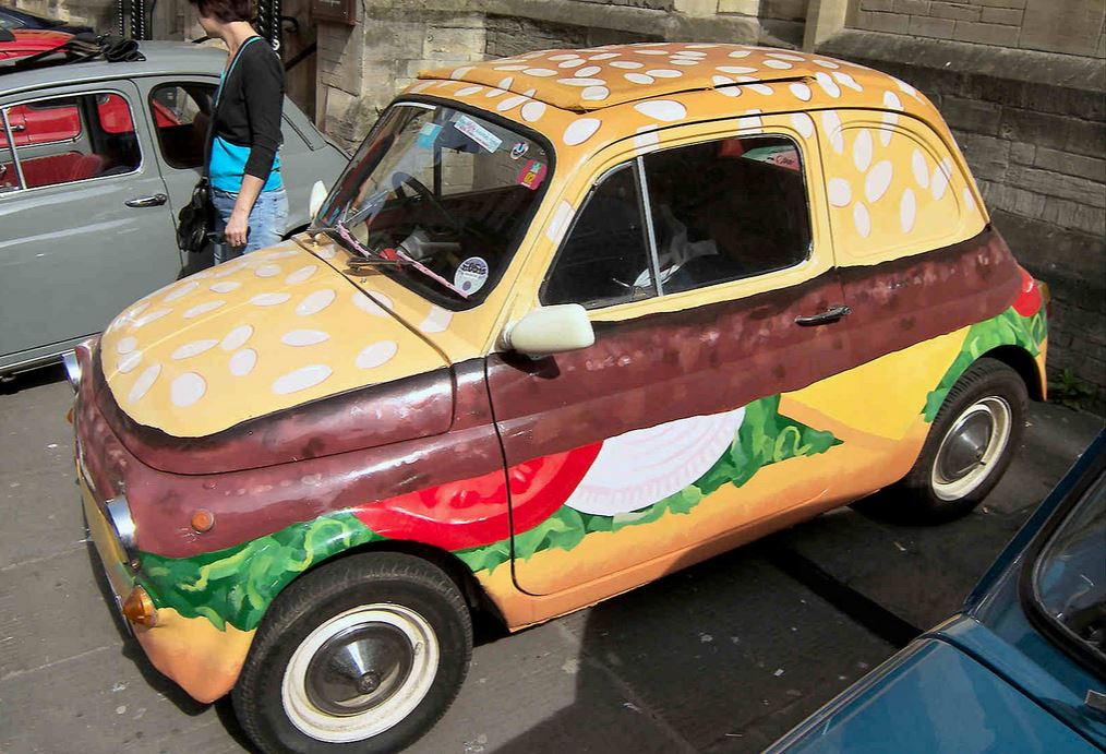 Fiat Burger 500 Car