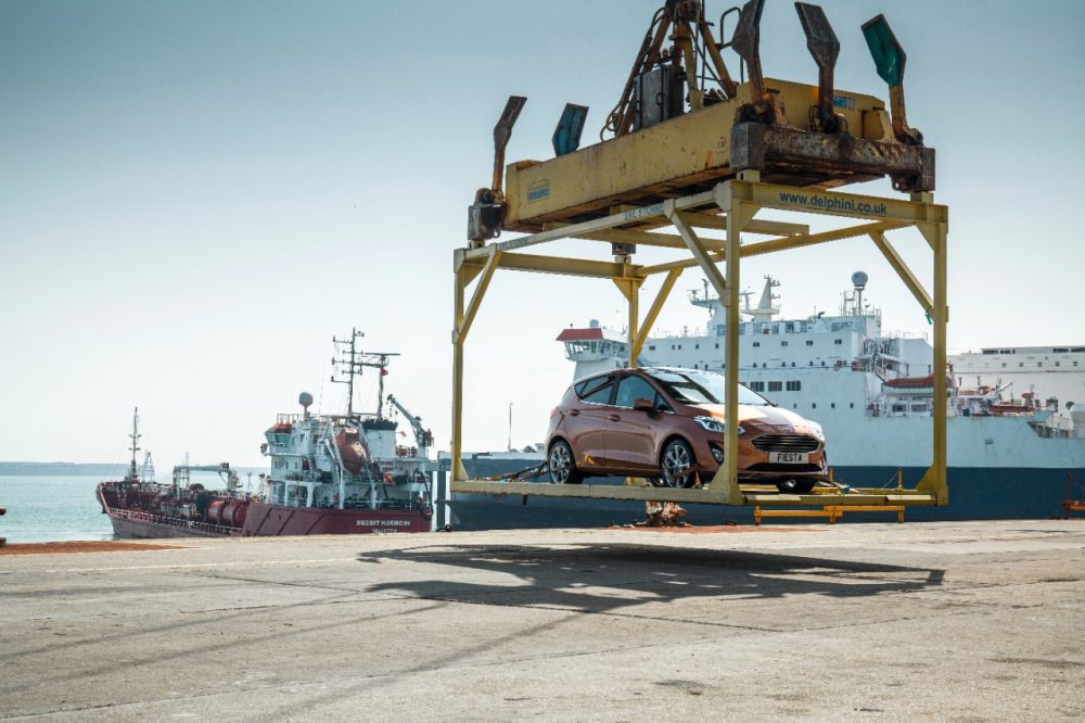 New Ford Fiesta port of Dover