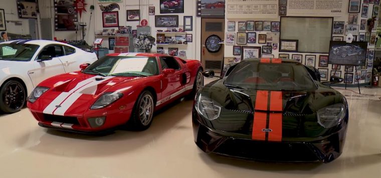 Jay Leno 2005 Ford GT and 2017 Ford GT