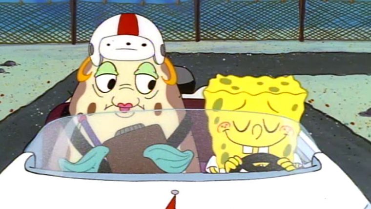 Image result for spongebob driving teacher