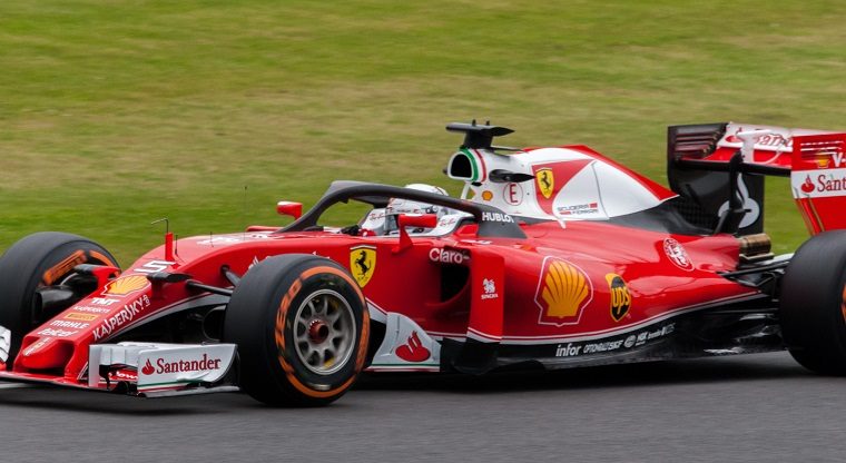 Vettel Testing Halo Device