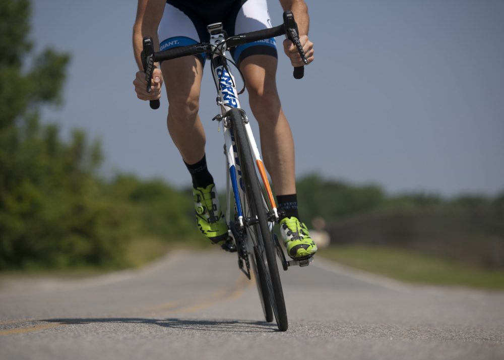 Bicyclist on the Road