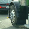 semi truk hubcap spikes lug nut covers