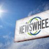 the news wheel billboard highway logo sign advertisement