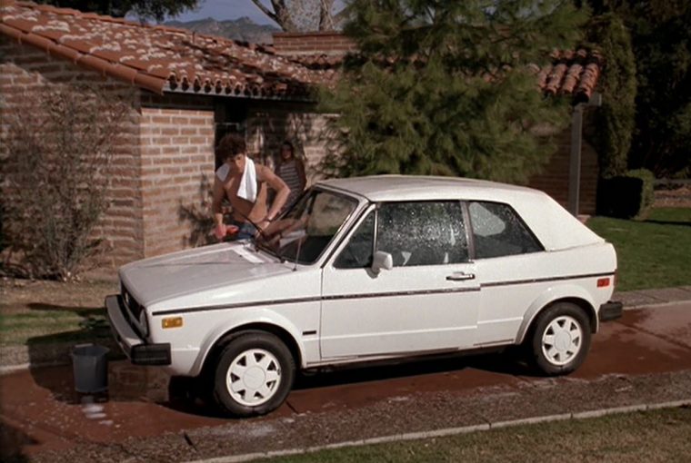 1986 Volkswagen Cabriolet white
