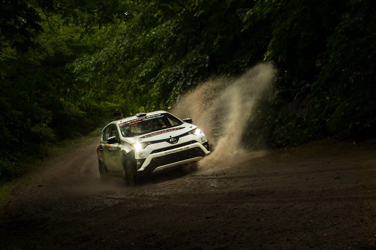 2017 Toyota Rally RAV4 at Ojibwe Forests Rally