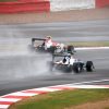 GP3 cars in the rain