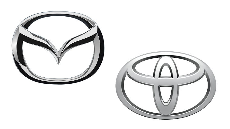 Mazda & Toyota Logos