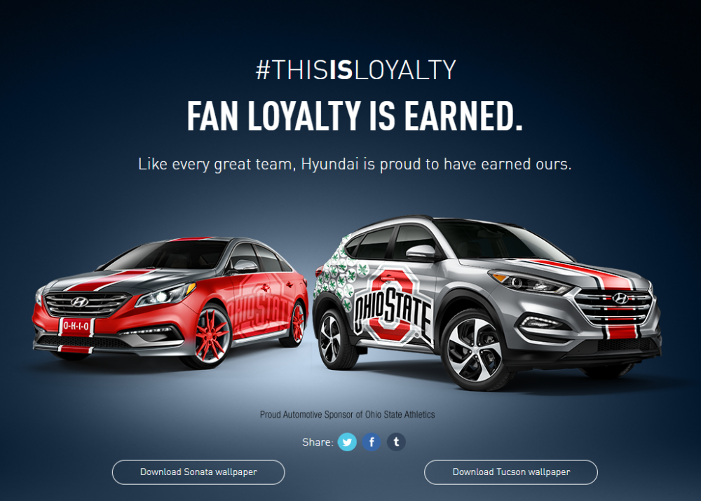 Ohio State Buckeyes Hyundai This is Loyalty Wallpaper