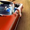 The Offspring Pretty Fly for a White Guy 1963 Red Chevrolet Impala Convertible