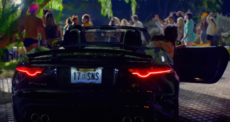 Demi Lovato Jaguar F-TYPE Sorry Not Sorry