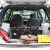 emergency car kit fire extinguisher jumper cables