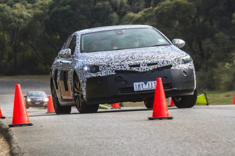 2018 Holden Commodore testing